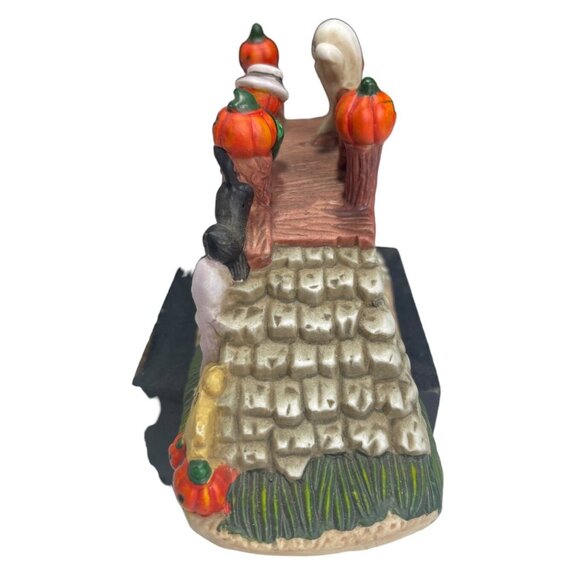 Vintage 2000's Spooky Hollow Porcelain Halloween Village Eerie Tree Arch - Picture 6 of 13